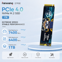 FANXIANG 1TB SSD S790E M.2 2280 NVMe PCIe 4.0 X4 7100MB/s 6100MB/s 600TBW Internal Solid State Drive PC Desktop.
