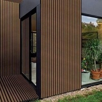 Revêtement Mural Canelé 219*26 MM pour Extérieur, Panneaux de Grande Qualité Résistants aux UV pour Bâtiment