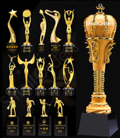 Cadeaux promotionnels personnalisés souvenirs Sports Football Football verre acrylique trophi award trophy crystal awards cup crystal crafts