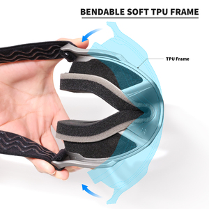 Biểu tượng tùy chỉnh xe máy Kính thể thao dirtbike Kính nhà máy bán buôn Motocross Kính Dirt Bike <span class=keywords><strong>Google</strong></span> - Product Image 4