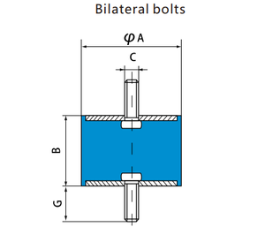 Kích thước tùy chỉnh cao su isolator chống rung núi cao su rung isolator sốc hấp thụ miếng đệm - Product Image 2