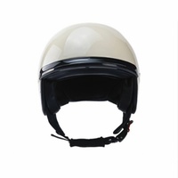 Casque de moto vintage de haute qualité Cqfmk Zoomlon, casque ouvert classique en ABS, à libération rapide, homologué DOT, état neuf