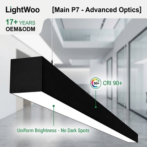 ไฟเส้น LED แบบแขวนเพดาน 0-10V สำหรับตกแต่งสถาปัตยกรรม ขนาด 4 ฟุต เชื่อมต่อได้ 20/30/40 วัตต์ 3CCT สำหรับตลาด โรงรถ สำนักงาน - Product Image 3