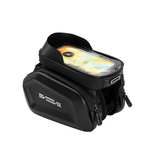 Sacoche de selle Oxford imperméable à succès avec sangle réglable, étui rigide personnalisé pour écran tactile, sac de vélo à fermeture éclair - Product Image 4