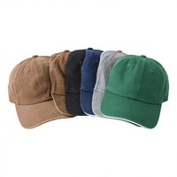 Casquettes de baseball sportives personnalisées en coton lavé à 6 panneaux, motif dessin animé, pour hommes et unisexe, vente en gros, dropshipping
