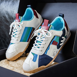 Chaussures décontractées multicolores tendance pour l'été, style nouveau, pour un usage quotidien, luxe haut de gamme, avec dessus en cuir lisse, chaussures A-Game - Product Image 3