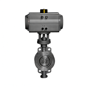 Válvula de Mariposa Neumática de Asiento Rígido Covna, Válvula de Accionamiento Neumático con Retorno por Resorte, Doble Acción - Product Image 4