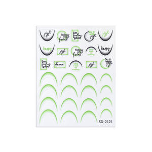 Autocollants pour manucure française, guides de lignes de sourire ajourées pour la pulvérisation ombrée et l'art des ongles dégradé - Product Image 6