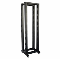 Baie de serveur mobile ouverte à double colonne de 19 pouces, 47U, 550*2200*600MM, en acier laminé à froid SPCC, profondeur 600 mm