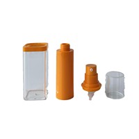 Flacon pompe airless carré à double paroi personnalisé pour lotion et sérum, idéal pour l'emballage de produits de soin personnel