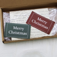 Autocollant décoratif en cellophane durable pour cadeaux de Noël - Joyeux Noël - Père Noël - Étiquette autocollante pour artisanat et bougies