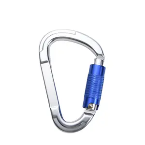 Nhà Máy Outlet HL T5124tn Tự Khóa Móc 88G Trọng Lượng Nhẹ Nhôm Carabiner Mùa Thu Bảo Vệ Phụ Kiện