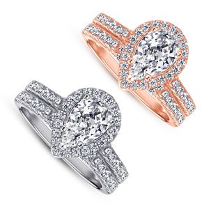 Anillo <span class=keywords><strong>de</strong></span> Compromiso <span class=keywords><strong>de</strong></span> <span class=keywords><strong>Plata</strong></span> <span class=keywords><strong>de</strong></span> Ley <span class=keywords><strong>925</strong></span> con Baño <span class=keywords><strong>de</strong></span> Rodio y Diamante Solitario <span class=keywords><strong>de</strong></span> Moissanita Corte Pera VVS <span class=keywords><strong>de</strong></span> 1.5 CT para Mujer - Product Image 1