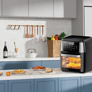 <span class=keywords><strong>Friteuse</strong></span> à air de grande capacité 12L en acier inoxydable avec Wi-Fi, circulation d'air chaud, arrêt automatique <span class=keywords><strong>pour</strong></span> <span class=keywords><strong>6</strong></span> <span class=keywords><strong>personnes</strong></span> et plus - Product Image 5