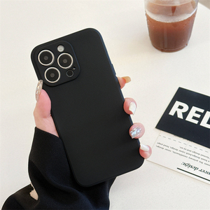 Hot bán xu hướng sản phẩm màu tinh khiết mềm TPU chống sốc Matte cho <span class=keywords><strong>Iphone</strong></span> Bìa 17 Pro Max XS XR 14 15 cộng với 16 Pro trường hợp - Product Image 5