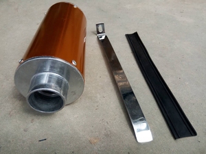 Piezas de Motocicleta para Vehículos Todoterreno, Tubo de Escape Externo y Silenciador de 110cc y 125cc - Product Image 2