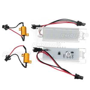 2 pièces, 18 LED, éclairage de plaque d'immatriculation de voiture pour Alfa Romeo 147 156 159 166 Brera Giulietta Mito GF Spider - Product Image 6