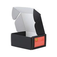 Boîte d'emballage personnalisée pour vêtements, boîte d'expédition pour vêtements, boîte cadeau en carton ondulé avec couvercles pour cadeaux de fête
