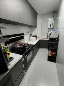 Mobili da <span class=keywords><strong>cucina</strong></span> semplici moderni su misura per cucine a forma di L di piccole <span class=keywords><strong>dimensioni</strong></span> mobili da <span class=keywords><strong>cucina</strong></span> pratici con finitura per animali domestici - Product Image 6