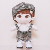 Dropshipping Vente en gros Peluche Poupée Idol Star 7 pouces Korean K-pop Suit Baby Hat Doll Dress Up Human Doll Cotton Toys