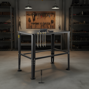 Table de travail de soudage Kincrome 36X24 en métal, capacité de 800 lb, modèle D0100X3R362 - Product Image 2