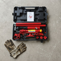 Cric hydrauliques détachables de 10 et 20 tonnes, crics électriques portables pour kits de réparation de carrosserie automobile
