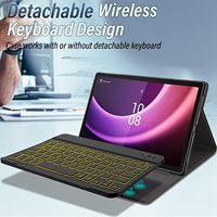 Étui clavier magnétique détachable avec pavé tactile rétroéclairé sans fil pour Tecno MegaPad SE 11 pouces et MegaPad Pro 12