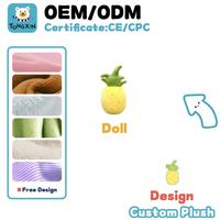 Fabricant de peluches personnalisées en gros, jouet en peluche créatif en forme de fruit (durian, orange), coussin en peluche durian, peluches mignonnes OEM