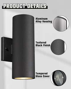 Lámpara de Pared LED para Exteriores, de Acero Inoxidable, Impermeable, con Bombilla GU10, Venta al Por Mayor - Product Image 5