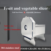 Elektrische 110V/220V groentesnijder, commerciële aardappelsnijder, fruitsnijmachine