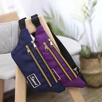 Sac banane personnalisé avec logo sur mesure, vente en gros, sac de taille en polyester, fabricant OEM, directement de l'usine
