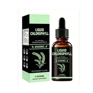 คลอโรฟิลล์ชนิดน้ำสำหรับผู้ใหญ่ ปริมาณ 60 มล. รสชาติสดชื่น สารสกัดจากพืชบริสุทธิ์ ช่วยเสริมสร้างภูมิคุ้มกัน - Product Image 1