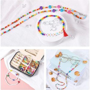 ลูกปัดแก้วสีเขียวขนาด 4 มม. รูปทรงกลม สำหรับงาน DIY เครื่องประดับ อุปกรณ์ตกแต่ง วัสดุเม็ดลูกปัดแบบหลวม - Product Image 3