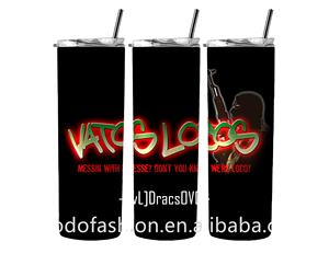 Новейший изготовленный на заказ высококачественный Тощий стакан Vatos Locos изолированный 20 унций сублимационный стакан для подарка - Product Image 3