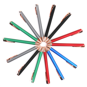 Bolígrafo de Aluminio de Lujo Promocional con Pantalla Táctil Personalizada, Recarga de Tinta de Color Oro Rosa, Punta Metálica de 0.7/1.0 mm - Product Image 4