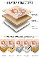 Planche Shikishi Anime Personnalisée avec Art Doré, Décoration de Chambre pour Collection Otaku, Affichage Holographique