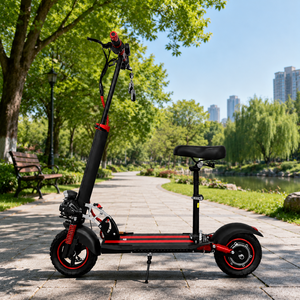 สกู๊ตเตอร์พกพาขนาดเล็ก EU มอเตอร์ 500W ระยะทาง 40-60 กม. เสียงเบา จอแสดงผลอัจฉริยะ ดีไซน์พับเก็บได้ประหยัดพื้นที่สำหรับบ้าน รับน้ำหนักได้ 100 กก. - Product Image 1