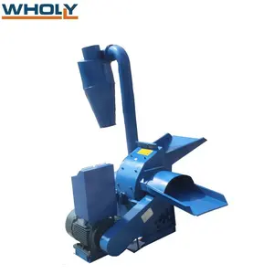 Corn Sawdust Wood Pellet Hammer Mill for Wood Chips with Cyclone