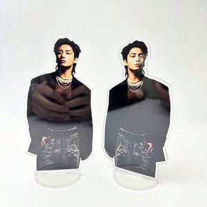 Hot Stock Kpop Character Standing Card Acrylic Display Rack Small Card <b>Picture</b> <b>Frame</b> <b>Plastic</b> Desktop Gift Rack for Table Use - Product Image 5