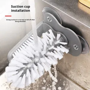 Brosse de nettoyage murale multifonctionnelle Luban en gros pour le lavage facile des bouteilles avec tête rotative en plastique - Product Image 3