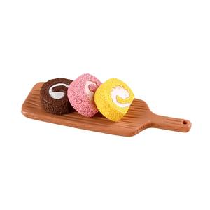 Figurines miniatures Kawaii en résine en forme de gâteau roulé <span class=keywords><strong>suisse</strong></span> pour la décoration de micro-<span class=keywords><strong>paysages</strong></span> et de maisons de poupées - Product Image 3