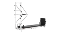 Machine de Pilates pliable avec tour, résistance réglable, cadre en acier pour entraînement complet du corps à domicile
