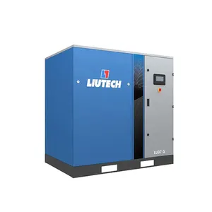 Advanced material Liutech brand great quality 210CFM fixed power frequency 30kw 7 bar screw air compressor