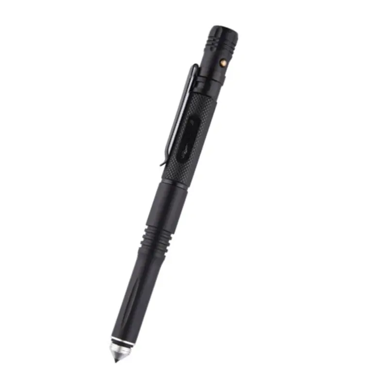 6-in-1 Tactical Pen Tip Taschenlampe Kugelschreiber Flaschen öffner Schrauben dreher