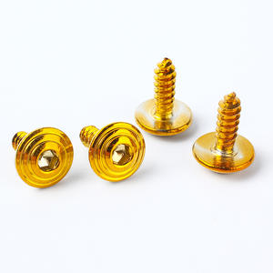 Repuestos para Motocicletas, Tornillos Modificados de Acero Inoxidable 304 en Color Titanio y Azul, M5 - Product Image 1