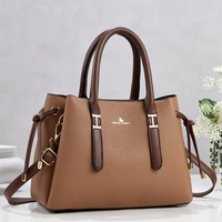 Sac à bandoulière vertical pour femme, en cuir PU vintage, style color block, sac fourre-tout rétro, grande capacité, pour usage quotidien