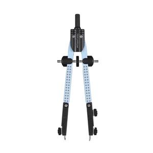 FABER CASTELL - COMPASS RAPID GRIP AZUL CIELO - Product Image 1