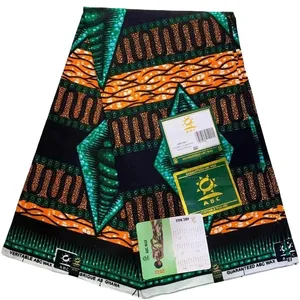 गर्म बिक्री अफ्रीकी अंकारा कपड़े कपास मोम कपड़े सांस असली मोम कपड़े अफ्रीकी मोम प्रिंट