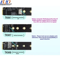 Tarjeta Adaptadora PCIe16X PCI-E 5.0 X4 OCuLink para Laptop, EGPU, Tarjeta Gráfica Externa para Juegos, Dock GPU, 128GB/s, M.2 NVMe a SFF-8612