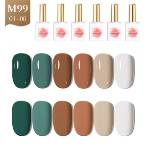 AILANUO ชุดยาทาเล็บเจลยูวีแบบลอกออกได้ 15 มล. สีเมทัลลิกเข้มข้น พร้อมคุณสมบัติแม่เหล็ก สำหรับตกแต่งเล็บด้วยตัวเอง - Product Image 1
